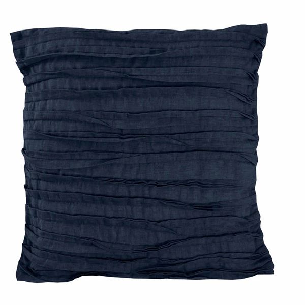 Lazy Linen Cushion - Navy